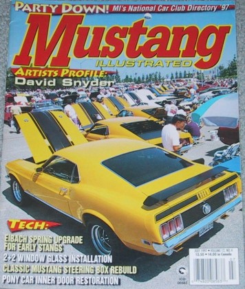 MUSTANG ILLUSTRATED 1997 JULY - BOSS 302, SHELBY GT-350